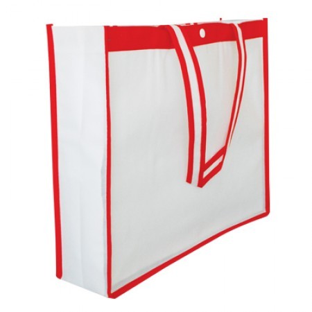 Grocery Non-Woven Bag with Button - 100gsm (400x330x100) 01