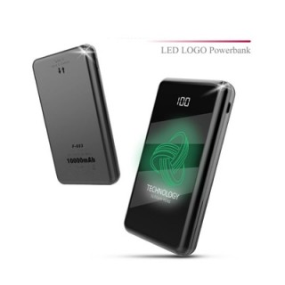 LED Light Up Logo Power Bank - 10000mAh