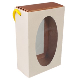 Slide in Folded Clear Window Box with Strap 03