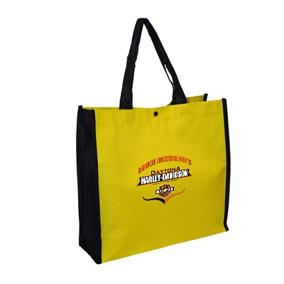 Black Side Nylon Tote Bag (350x370x120) 01
