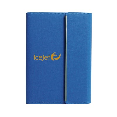 Trifold Metal Executive PU Organizer 08