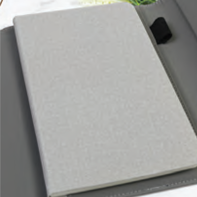 Trifold Metal Executive PU Organizer 11