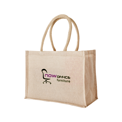 Natural Laminated Juco Bag (255x350x150) 01