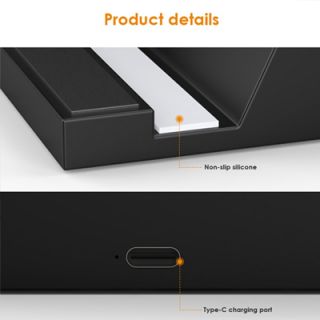Wireless Charging Pen Holder With Mobile Stand - 15W Charger 07