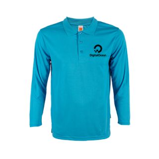 OS Quick Dry Microfiber Eyelet Long Sleeve 160gsm Polo Shirt 06