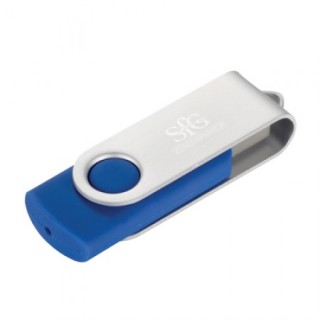 Metal Swivel Rubber Coated USB Flash Drive - 4GB 06