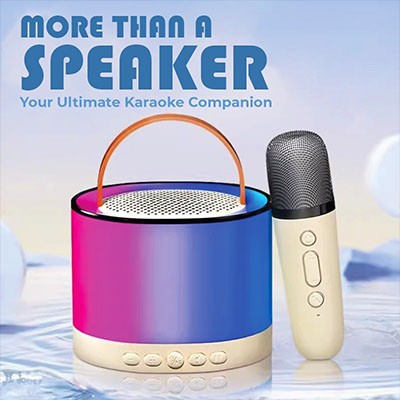 Portable Karaoke Bluetooth Speaker with Microphone 11