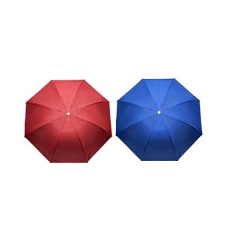 22" 3 Fold Polyester Solid Umbrella 04