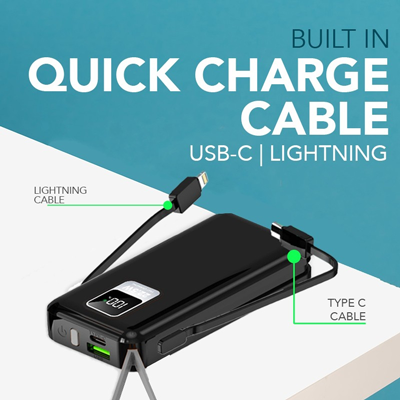 Super Quick Charge Power Bank USB Type C - 10000mAh 07