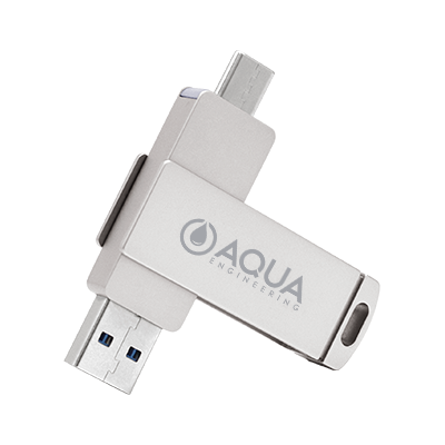Custom 2-in-1 OTG USB 3.0 Flash Drive 01