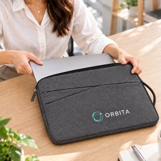 14" Polyester Water Repellent Laptop Pouch