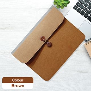 15.4" Duo Tone Felt Sleeve Pouch 04