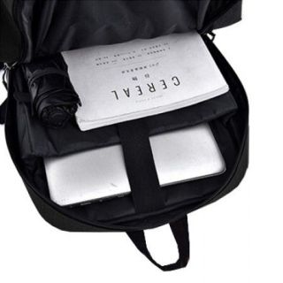15.6" Travel PU Laptop Backpack with USB Port 04