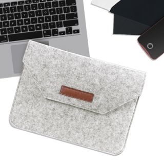 15.4" Wool Felt iPad Pouch 09