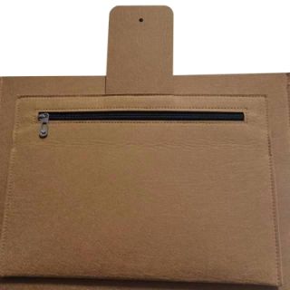 15.4" Wool Felt Seminar Pouch 06