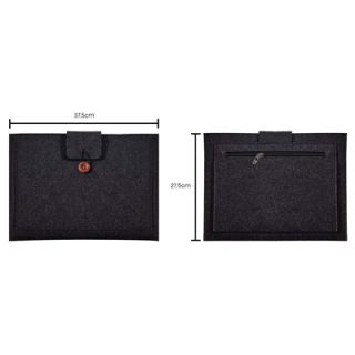 15.4" Wool Felt Seminar Pouch 07