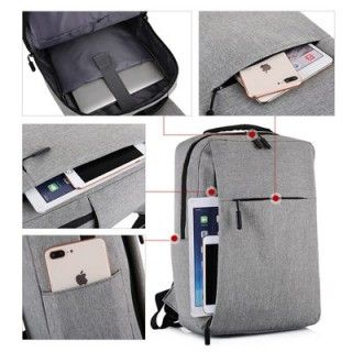 15.6" KYLE Laptop Backpack with USB Port 10