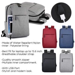 15.6" KYLE Laptop Backpack with USB Port 11