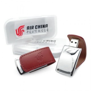 Executive PU Magnetic USB Flash Drive - 4GB