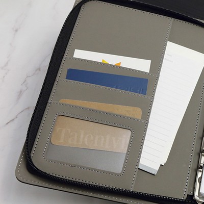 Zipa Ring PU Executive Notebook - A5 Size 06