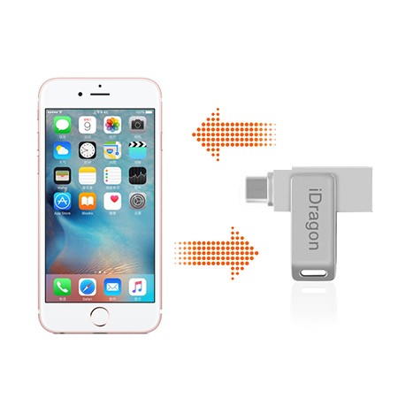 Curve Twist USB 2.0 OTG Type-C Flash Drive - 8GB 06