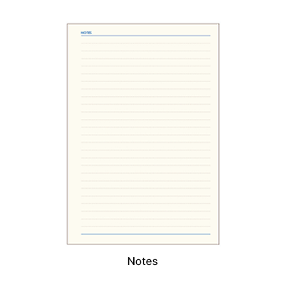 Ruled Thermo PU Notebook - A5 Size 10