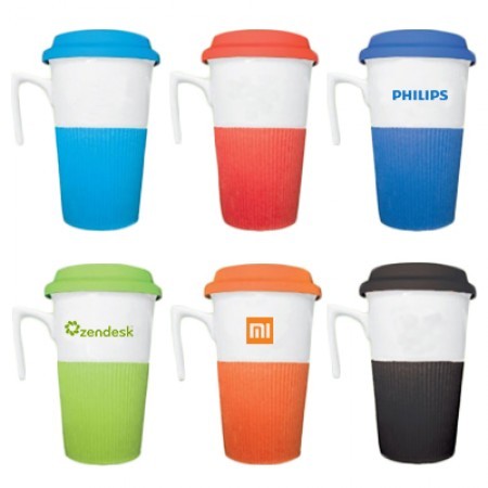 Teazy Tea Handle Mug with Cover - 400ml 01