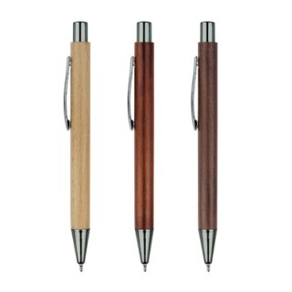 SILVERLEAF Wood Ball Gel Pen