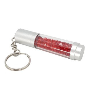 Cylinder Crystal USB Flash with LED - 4GB