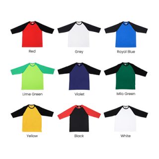 OS Comfy Cotton 3/4 Sleeve Raglan 160gsm T-Shirt