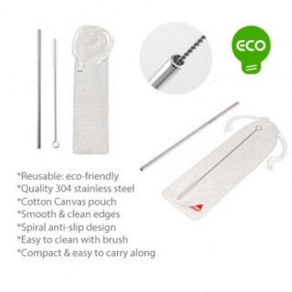 2-in-1 Stainless Steel Drinking Straw Canvas Set 06