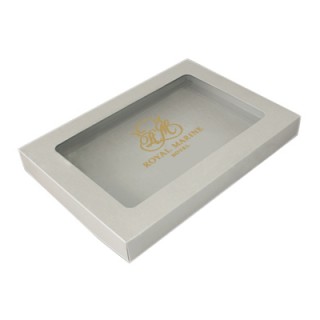 Kraft Folded Clear Window Box 03