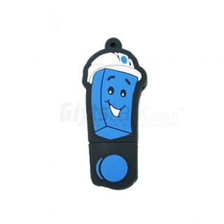 2D PVC Custom Designed USB Flash Drive - 8GB