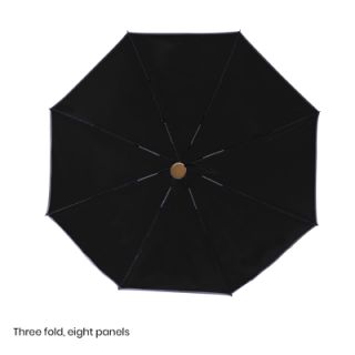 21'' Auto Open-Close 3 Fold Umbrella with Wooden Handle 07