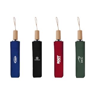 21'' 3 Fold Umbrella with Wooden Handle 03
