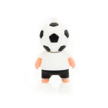 3D Football Man PVC USB Flash Drive - 8GB 01