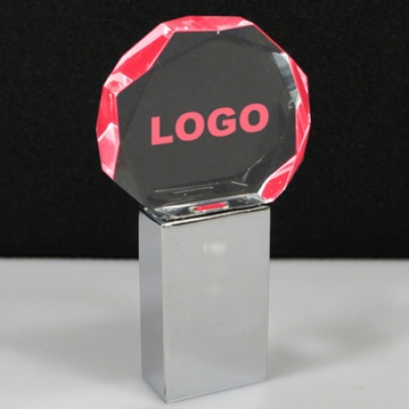 Diamond Crystal USB Memory Drive with LED Light USB - 4GB 01