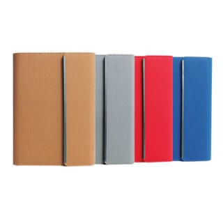 Trifold Metal Executive PU Organizer