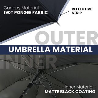 27" Auto-Open Inner Black Coated Reflective Strip Color Handle 06