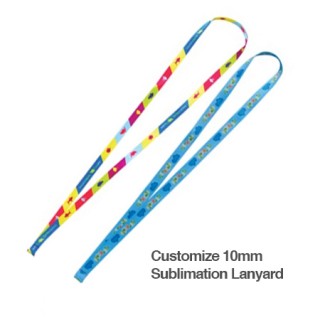 Custom 10mm Lanyard with Slide Up ID Tag Holder 11