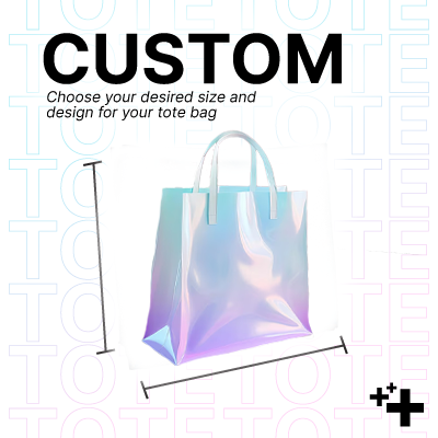 LUMIN Custom Holographic Tote Bag 07