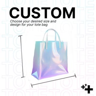 LUMIN Custom Holographic Tote Bag 06