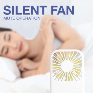 Portable Mini Fan USB Rechargeable with Phone Stand 09