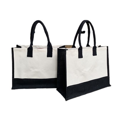 Large Jute Burlap Tote Bag (430x330x150) 01