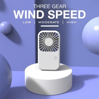 Portable Mini Fan USB Rechargeable with Phone Stand 10
