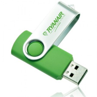 Metal Swivel Classic Finishing USB Flash Drive - 4GB 03