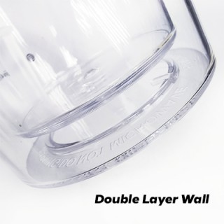 Acrylic Double Layer Tumbler with Straw - 650ml 07