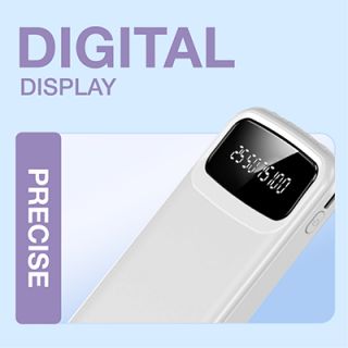 Power Bank 2.1A Fast Charge with Digital Display - 10000mAh 10