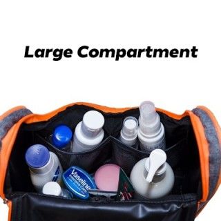 Two Tone Nylon Toiletries Bag 05