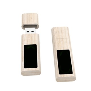 Wooden Bar Light Up USB Flash Drive - 8GB